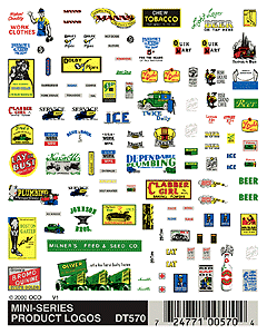 Dry Transfer Signs -- Product Logos
