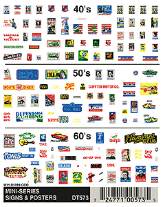 Dry Transfer Signs -- Signs/Posters