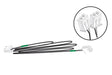 Connecting Cables - Just Plug(TM) -- 48"  122cm pkg(2)