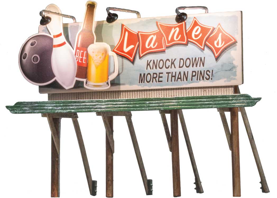 Lighted Billboard - Just Plug(R) -- Lanes Bowling and Bar-1