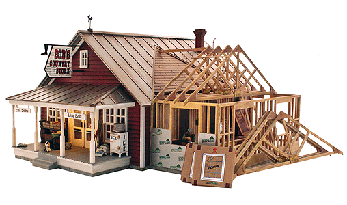 Country Store Expansion - Built-&-Ready Landmark Structures(R) -- Assembled - 13-1/8 x 11"  33.3 x 27.9cm