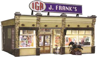 J. Frank's Grocery - Built & Ready Landmark Structures(R) -- Assembled