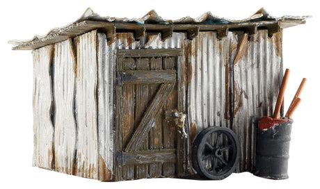 Tin Shack - Built-&-Ready(R) Landmark Structures(R) -- Assembled - 2-5/8 x 2-1/8 x 2-1/8"  6.7 x 5.4 x 5.4cm