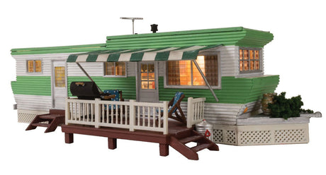Grillin' & Chillin' Trailer w/Lights - Built-&-Ready(R) Landmark Structure(R) -- Assembled