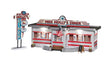 Built-&-Ready(R) - Assembled -- Miss Molly's Diner