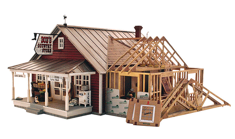 Country Store Expansion - Landmark Structures(R) -- Kit - 13-1/8 x 11"  33.3 x 27.9cm