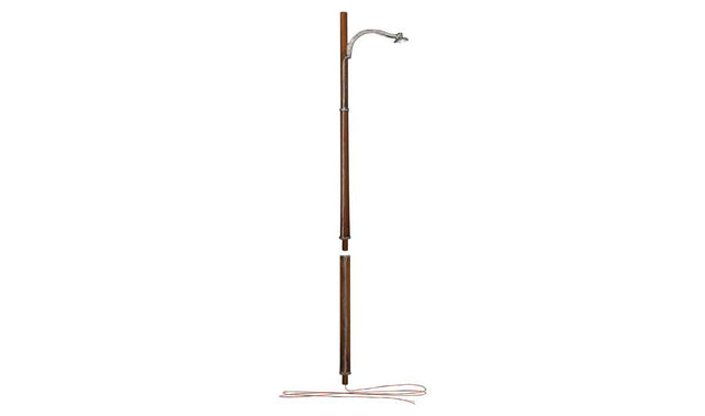 Double Lamp Post & Wooden Pole Streetlight- Just Plug Value Pack -- 6 of Each with Light Hub-1