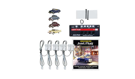 Cruising Vehicles - Just Plug Value Pack -- 1 Each: City Classic, Station Wagon, Cool Convertible, Fancy Fins & Light Hu-1