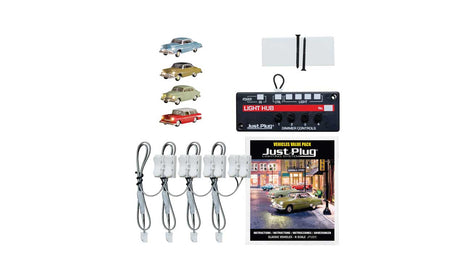 Classic Vehicles - Just Plug Value Pack -- 1 Each: Midnight Ride, Blue Coupe, Comfy Cruise, Downtown Drive & Light Hub-1