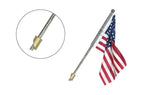 Wall-Mount US Flags - Just Plug Value Pack -- 1 Large, 2 Medium, 1 Small & Light Hub-2