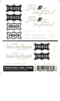 Dry Transfer Railroad Lettering Sets -- St. Louis-San Francisco Boxcars; "Ship It" & "Fast Freight" Slogans