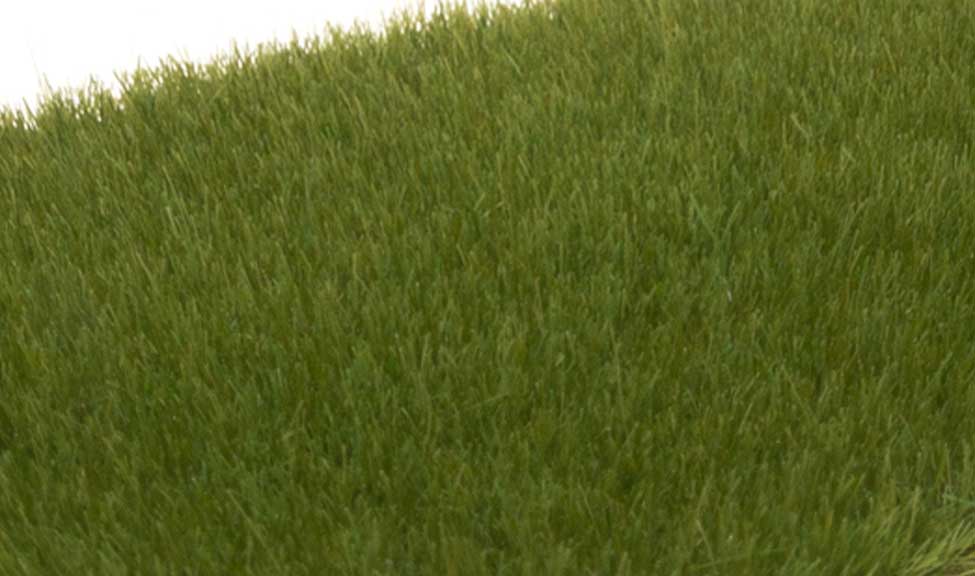 Static Grass - Field System - 1/8"  4mm Fibers -- Dark Green