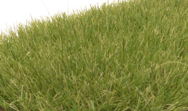 Static Grass - Field System -- Medium Green - 1/4"  7mm Fibers