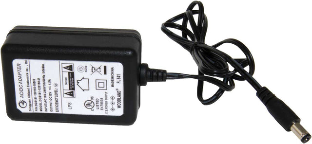 Power Supply- Optimizes Performance for Static King #785-639 (Sold Separately) -- Cord Length: 48"  122cm; Input: 100-240 VAC, 50-60 Hz; Output: 12 VDC, 1500