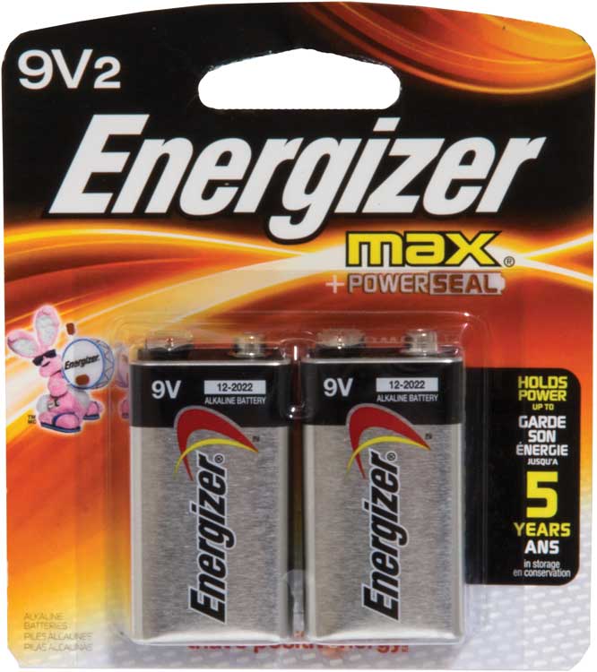 Batteries pkg(2) -- 9-Volt