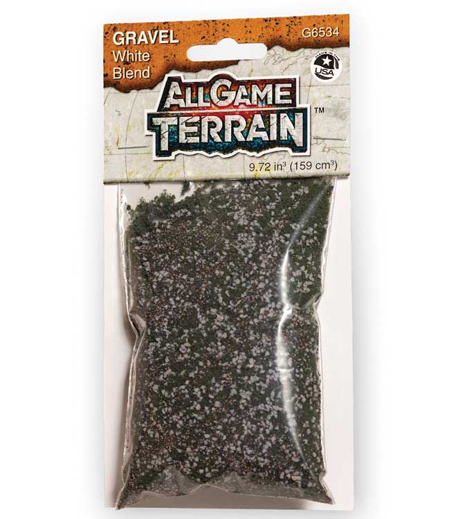 Gravel - All Game Terrain -- White Blend-3