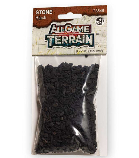 Stone - All Game Terrain -- Black-3