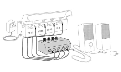 Room Speaker Mixer - Just Plug(R)-2