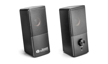 Stereo Room Speakers - Just Plug(R) -- 1 Each Left and Right-1