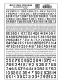 Dry Transfer Numbers Only - 45 Degree USA Gothic (Military Style) -- Black