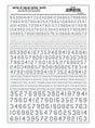 Dry Transfer Numbers Only - 45 Degree USA Gothic (Military Style) -- Silver