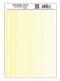 Dry Transfer Stripes - .010, 1/64, .022, 1/32 & 3/64" Wide -- Yellow