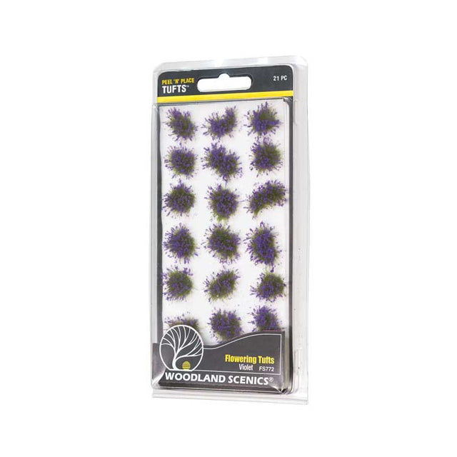 Peel 'n' Place Tufts -- Violet Flowering