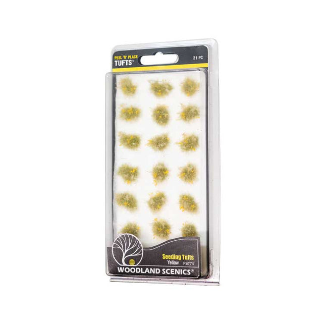 Peel 'n' Place Tufts -- Yellow Seeding