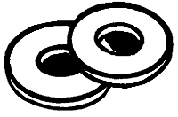 Hob-Bits(R) Brass Washers -- #00-90