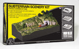 Subterrain Scenery Kit -- 12 x 24" Includes Scenery, Landscape, Section N-Scale Track Bed & Track-4