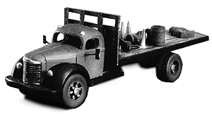 47 Int KB11 flatbed w/det