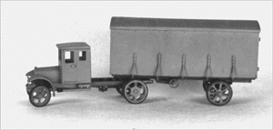 1926 White Semi Tractor w/Van Trailer