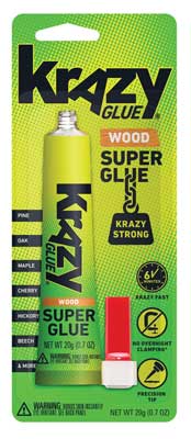 Fast Dry Wood Glue - Krazy Glue -- .7oz  20g