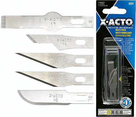 #1 Blade Assortment, Carded