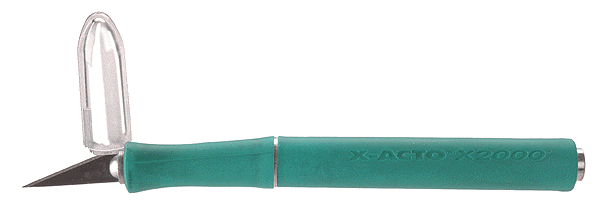 X-2000(TM) Precision Knife -- Teal Handle