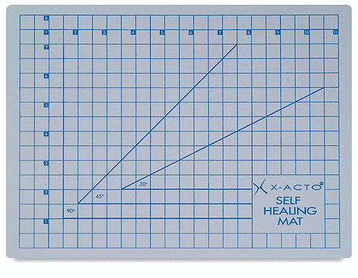 Self-Healing Mat -- 8-1/2 x 12"  21.6 x 30.5cm (gray)