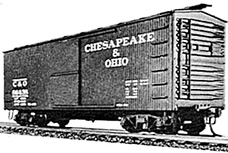 36' Wood Boxcar C&O