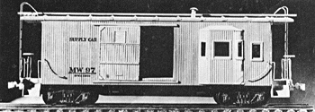 40' Caboose supply car