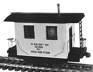 4-Wheel caboose/plainroof