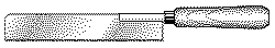 Flush Cutting Saw -- 16 Teeth Per Inch - .012 x 6-1/2 x 1-1/4"  .03 x 16.5 x 3.2cm Blade