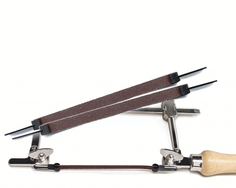 ScrollSander Sanding Belt 4-Pack -- 5-3/8" Long x 1/4" Wide, 2 Each: 120 Grit and 1 Each: 180 and 220 Grit