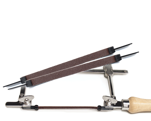 ScrollSander Sanding Belt 4-Pack -- 5-3/8" Long x 1/4" Wide, 2 Each: 120 Grit and 1 Each: 180 and 220 Grit