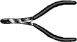 Plier diagonal cutting