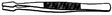 Tweezers -- Flat Blade-Stamp - 4-1/2"  11.4cm Length