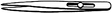 Tweezers -- Slide Lock - 4-3/4"  12.1cm Length