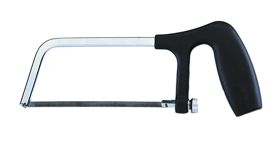 Deluxe Junior Hack Saw -- Blade Tensioning End Screw w/Plastic Molded Handle