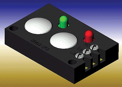 Remote Controller w/Pig Tail -- Features 2 Push Buttons & Red & Green LEDs
