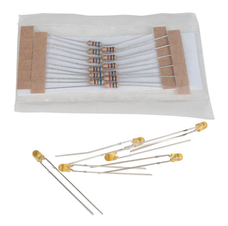 7501 Hyper-Brite(tm) White LED 3.0mm Diameter 12-16V -- Package of 6