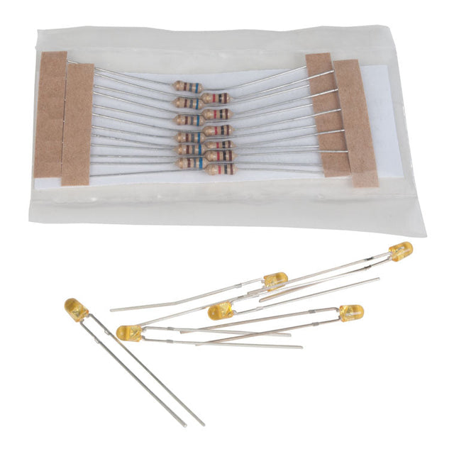 7501 Hyper-Brite(tm) White LED 3.0mm Diameter 12-16V -- Package of 6