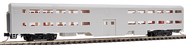 ACF Bi-Level Commuter Coach - Ready to Run -- Undecorated